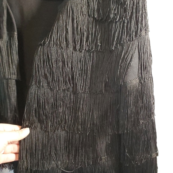 BB Dakota Black Fringe Western Jacket Size Medium - Picture 3 of 10